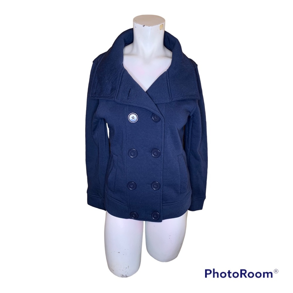 Navy Blue Pea Coat